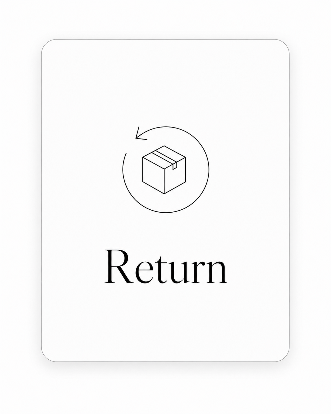 Step 4: Return — Coordinate returns